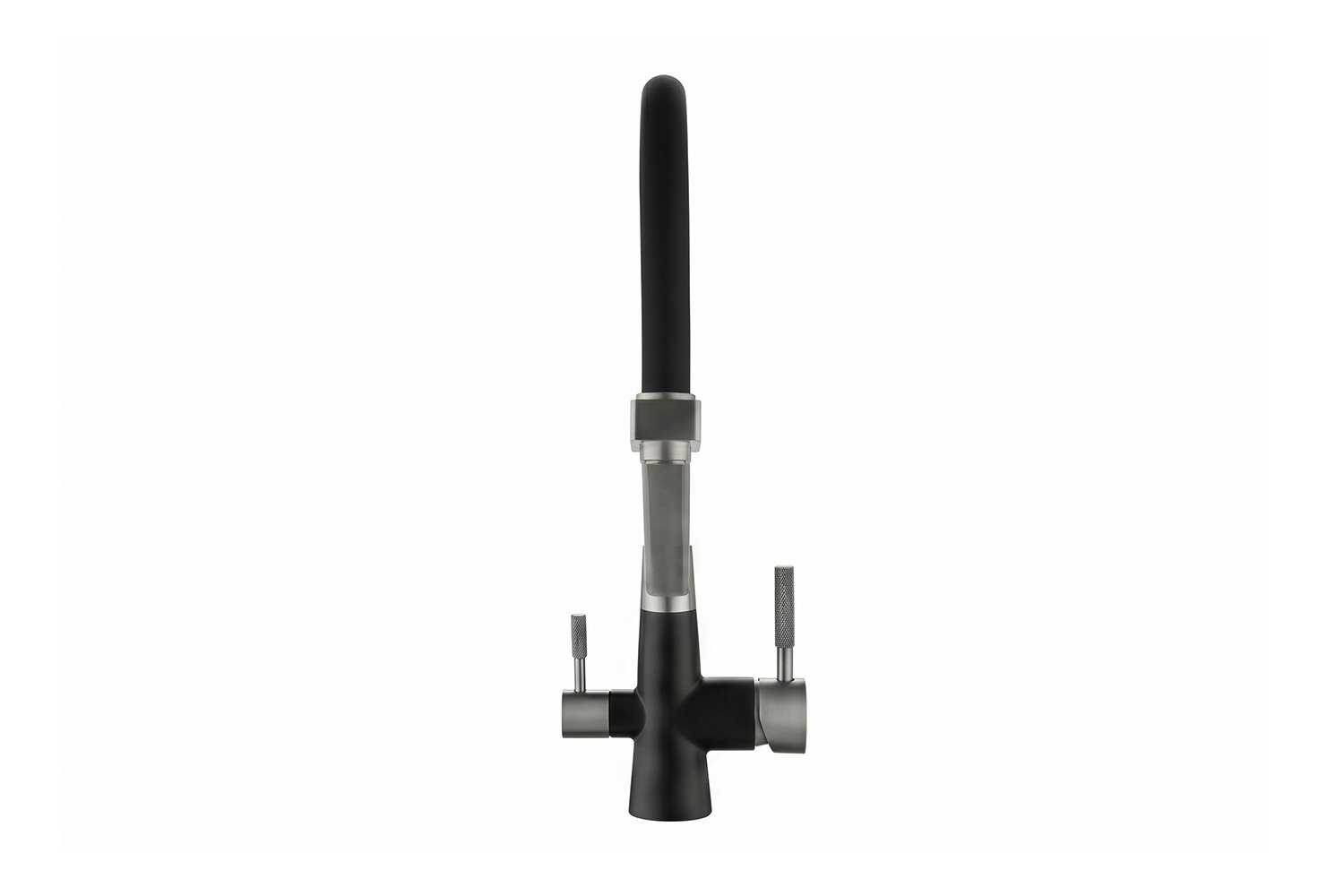 Смеситель для кухни ARGOTECH Solid 35-11 с гибким изливом и с подключением к фильтру