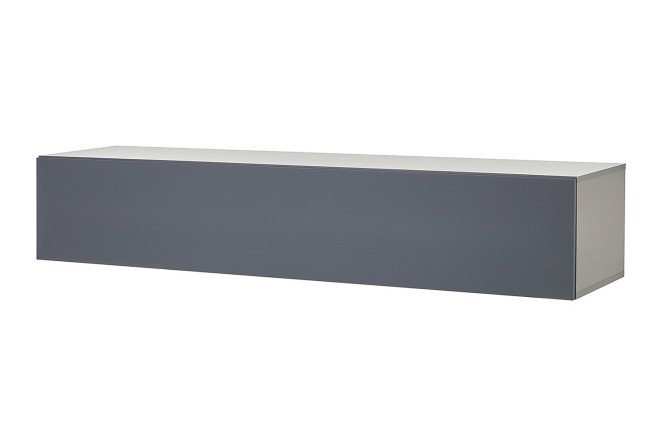 Изображение товара Навесной шкаф Point 160x30x40 см серый графит современный дизайн