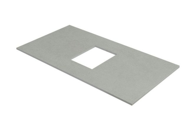 Изображение товара Столешница для тумбы Priority 75.8 см из керамогранита серого цвета