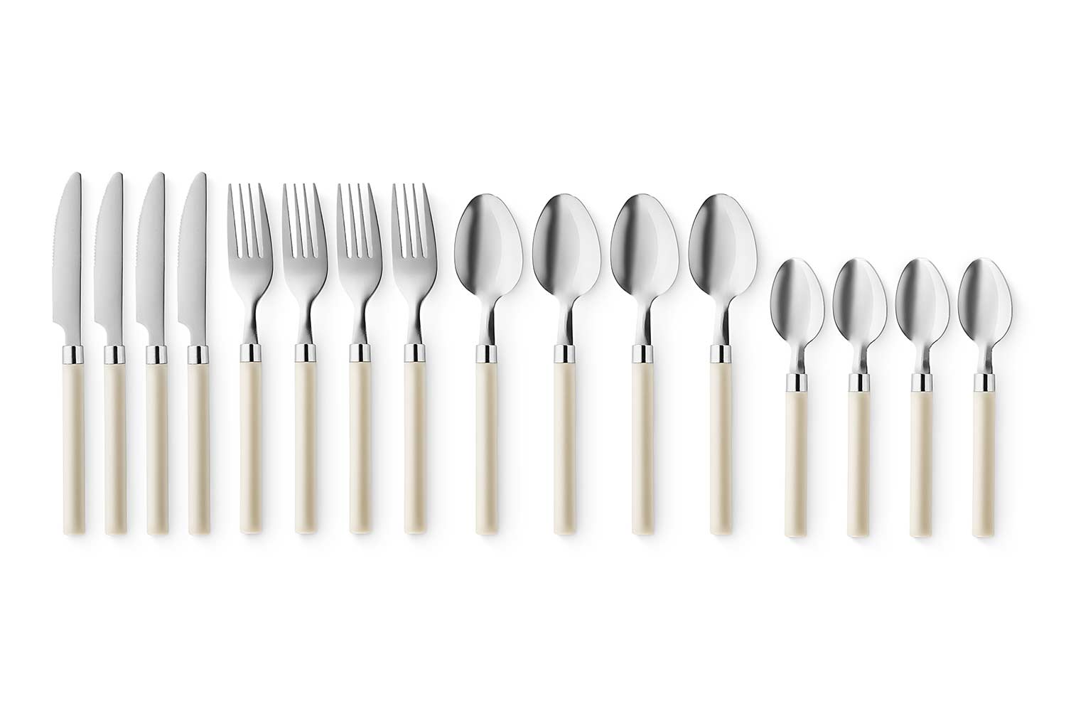 Набор столовых приборов HOFF Ivory 4 перс., 16 шт.