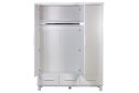 Шкаф трёхсекционный Simple с ящиками 160.4х210х58.8 см