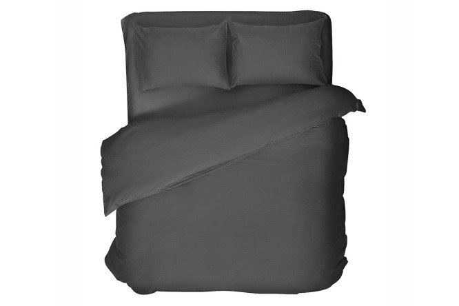 Набор наволочек Sateen Graphite 50х70 см, Сатин, 2 шт.