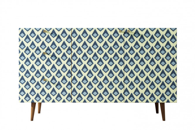 Изображение товара Комод Berber 150x90x45 см из ЛДСП стильная классическая мебель