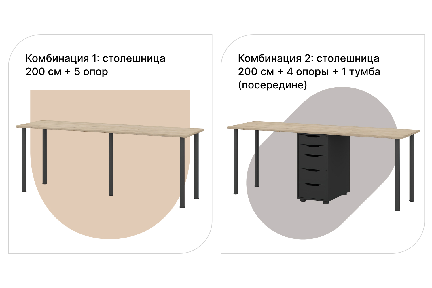 Столешница Alexys 200 см