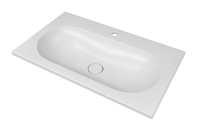 Изображение товара Накладная раковина Гавана 800 из мрамора, 80х14,2х48 см