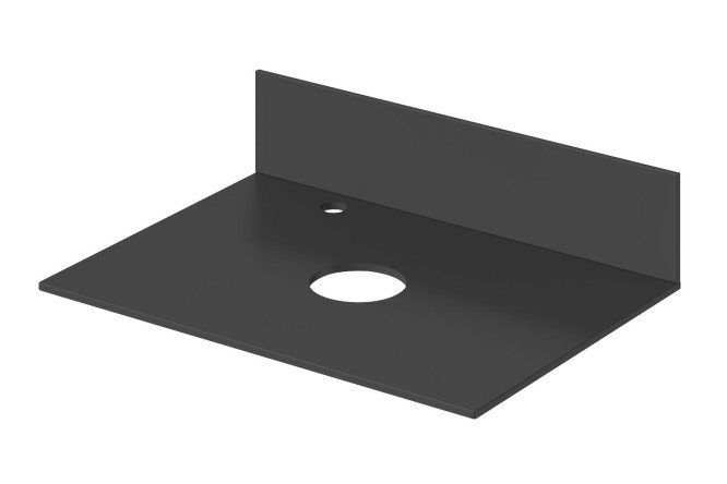 Изображение товара Столешница Mari 65 65 см, цвет чёрный матовый