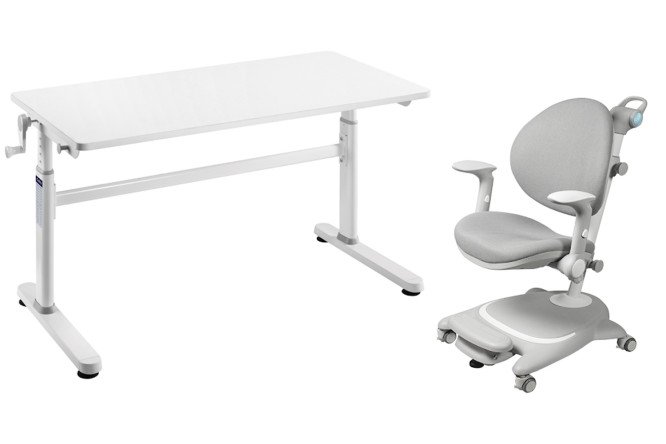 Изображение товара Комплект парта Imparare Grey + кресло Agosto Grey