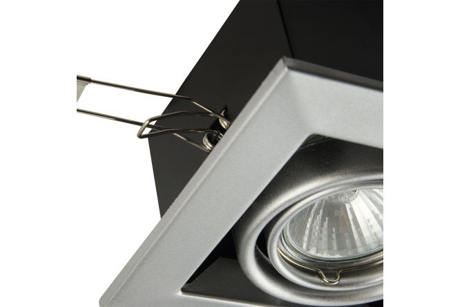 Светильник встраиваемый MAYTONI Downlight Metal Modern 12.6x7.8x12.6 см, GU10