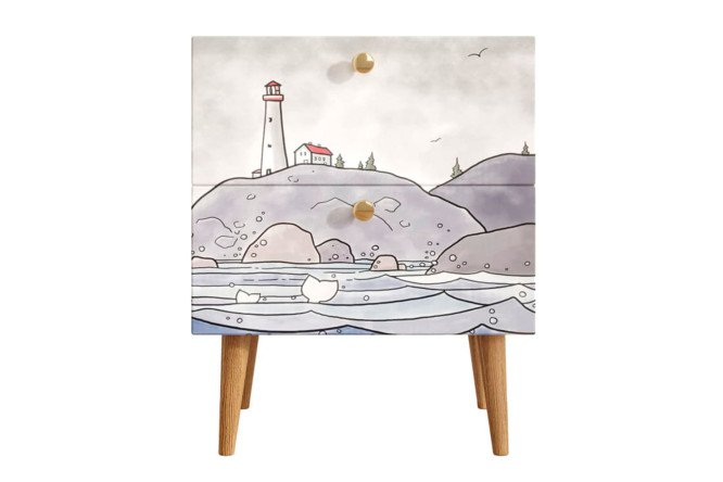 Изображение товара Тумба с 2 ящиками Berber BB03 для хранения