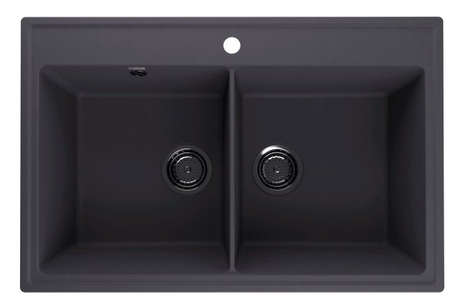 Изображение товара Врезная кухонная мойка Ruma 78x51 см кварцевый композит
