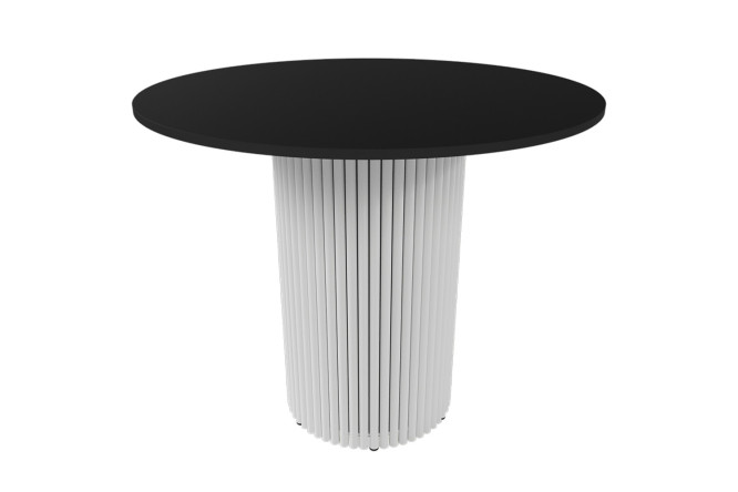 Изображение товара Стол Trubis Wood с трубчатым подстольем 90х75х90 см