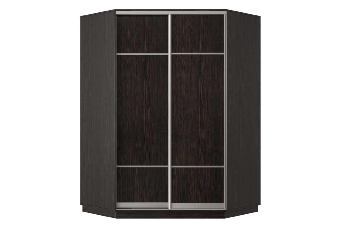 Изображение товара Угловой шкаф-купе 2-дверный Практик 71 для современного интерьера