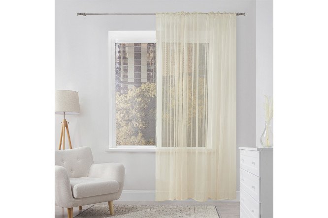 Изображение товара Тюль MICASA Malina 300х280 см, 1 шт., цвет экрю