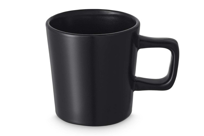 Изображение товара Кружка Sola black 340 мл из керамики для горячих и холодных напитков