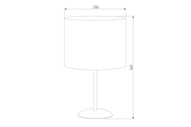 Лампа настольная TK LIGHTING Tercino E27, 20x34x20 см