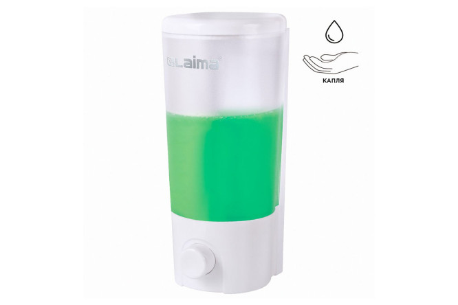 Изображение товара Дозатор для жидкого мыла Laima 603922 настенный 380 мл пластмасса шуруп