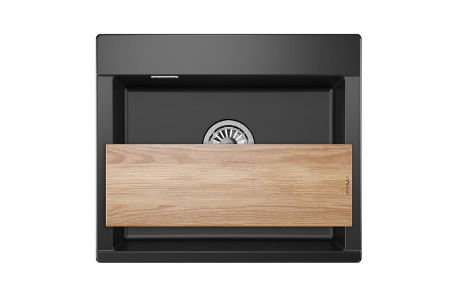 Изображение товара Врезная мойка GRANULA Estetica 5804 из кварца 58х50х22 см