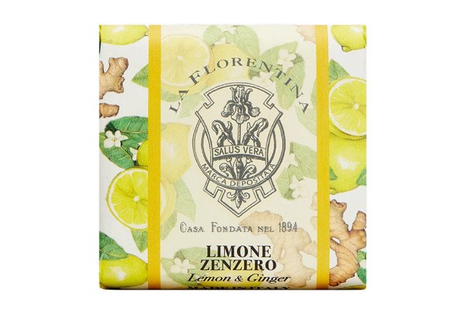 Изображение товара Мыло Lemon & Ginger для лица и тела натуральное твердое очищающее средство