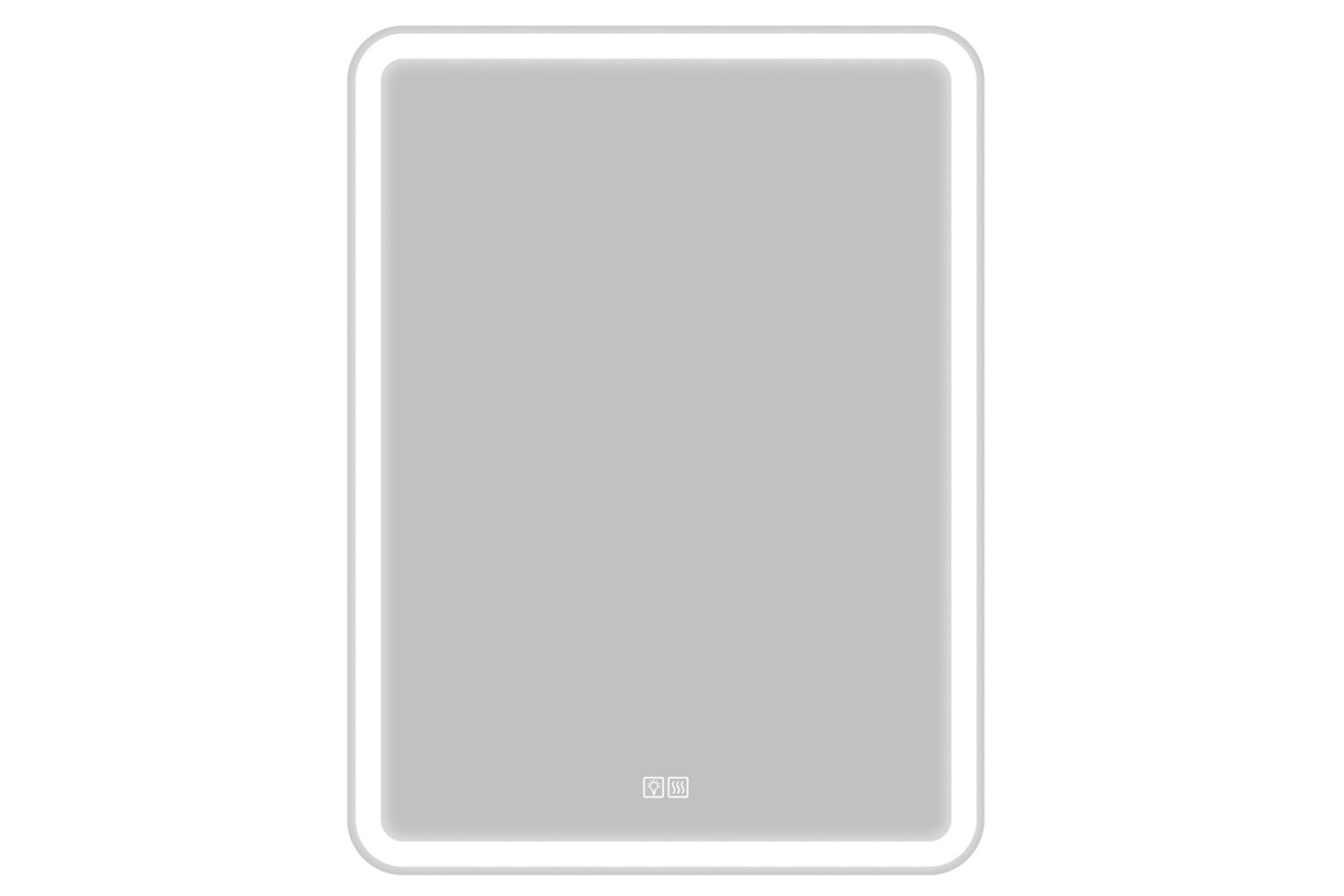 Зеркало с подсветкой BELBAGNO SPC-MAR-600-800-LED-TCH-WARM с подогревом 60х80 см