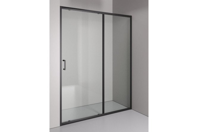 Изображение товара Душевое ограждение в нишу E02-150TB с раздвижной дверкой 150.5х190х2 см