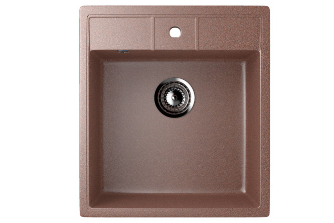 Изображение товара Мойка ULGRAN U-406 из искусственного мрамора 44.5х50х19 см