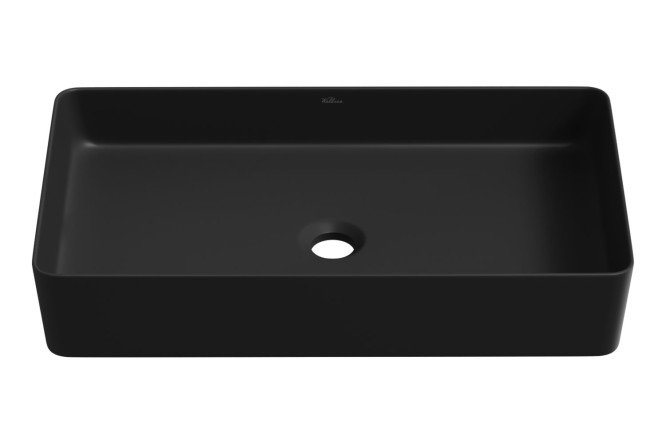 Изображение товара Накладная раковина Freedom 2.0 60x11x34 см фарфор чёрный матовый