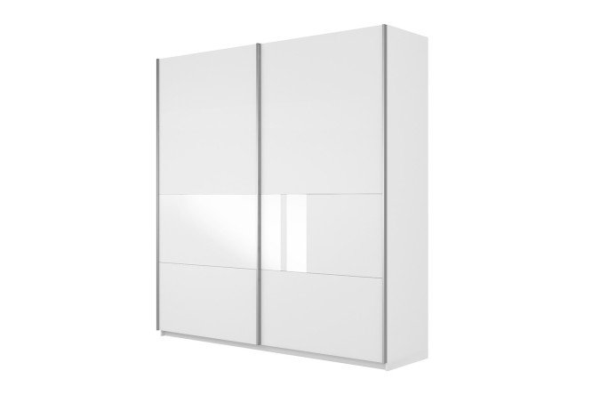 Изображение товара Шкаф-купе Chester 220x230 см белый глянец с раздвижными дверями