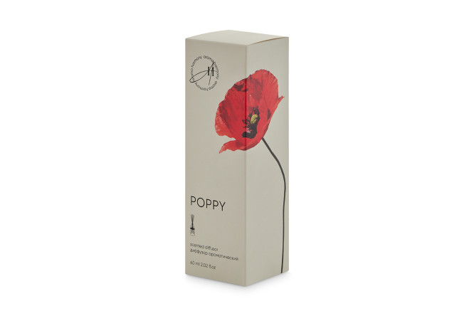 Изображение товара Диффузор Poppy 60 мл с ароматами мак бергамот ветивер сандал амбра