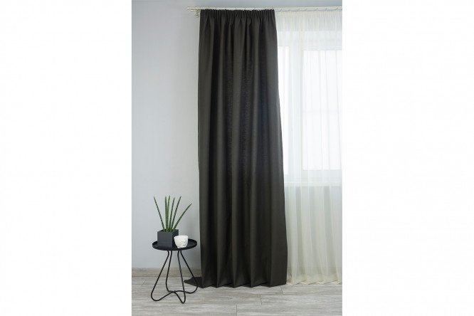 Изображение товара Штора Sahara 160x270 см коричневая легкая уютная современная