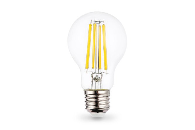 Лампа светодиодная AMBRELLA LIGHT Filament E27, 20W, Шар, 2700 К, Тёплый