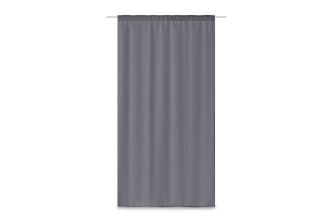 Штора на ленте MICASA Kosett 144х280 см, 1 шт., цвет серый