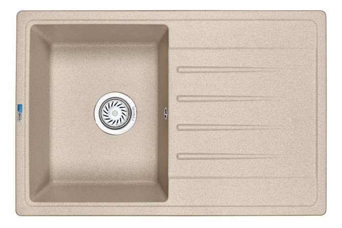 Изображение товара Мойка врезная с крылом GRANULA Standart 7602 76х50х19 см