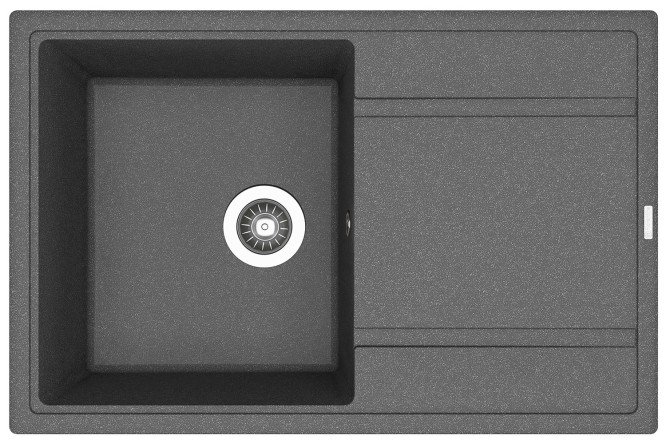 Изображение товара Врезная мойка Липси 780 с крылом кварцевый композит 78х51х21.7 см