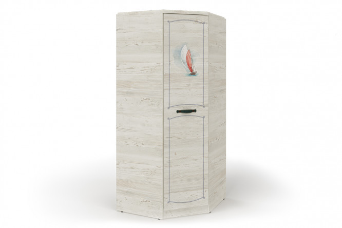 Изображение товара Угловой шкаф Регата 79х180.9х79 см ЛДСП для дома и офиса