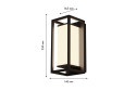 Светильник уличный FAVOURITE Barer 4385-1W Планка, 8 Вт, LED