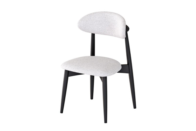 Изображение товара Стул Элвуд с велюровой обивкой и ножками из берёзы 51.5х84х53.5 см