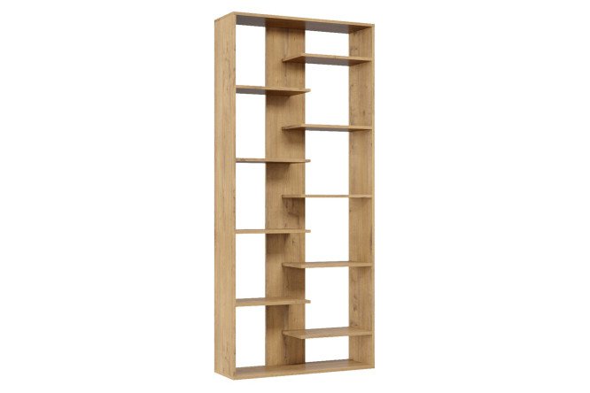 Изображение товара Стеллаж Практик 107 из ЛДСП бунратти 80х180х25 см удобное хранение