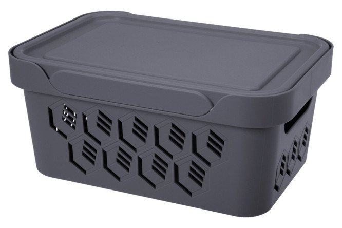 Изображение товара Ящик универсальный с крышкой Deluxe 27x12x19 см, 4.6 л