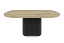 Стол GENGLASS Trubis wood 200х75х90 см