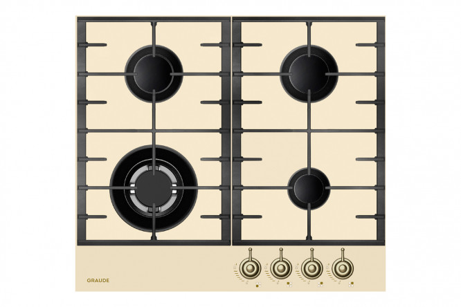 Изображение товара Газовая панель GRAUDE GSK 60.1 4 зоны нагрева закаленное стекло