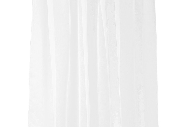 Изображение товара Тюль Софит с помпонами 180х175 см, 1 шт., цвет белый