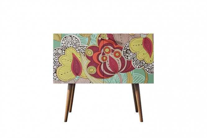 Изображение товара Комод Berber из ЛДСП 90х80х45 см современный дизайн практичный мебель