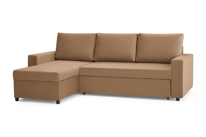 Изображение товара Угловой диван-кровать Торонто с механизмом дельфин, современные размеры