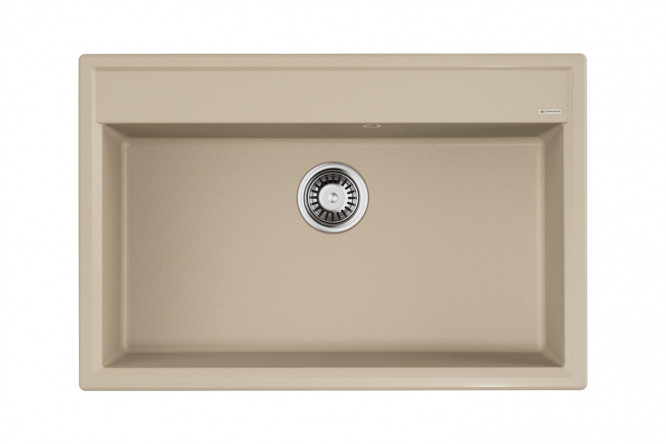 Изображение товара Врезная кухонная мойка OMOIKIRI Daisen 77-SA из искусственного гранита бежевого цвета 77х51 см