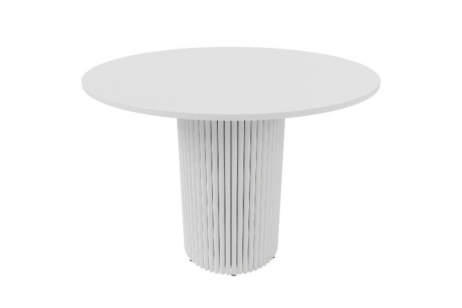 Изображение товара Стол GENGLASS Trubis Wood с трубчатым подстольем 100x75x100 см