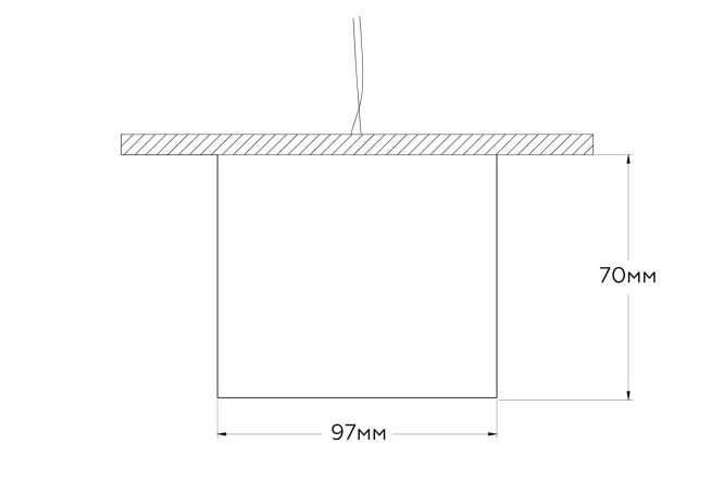 Светильник накладной AMBRELLA LIGHT Techno Spot 9.7x7x9.7 см, GX53