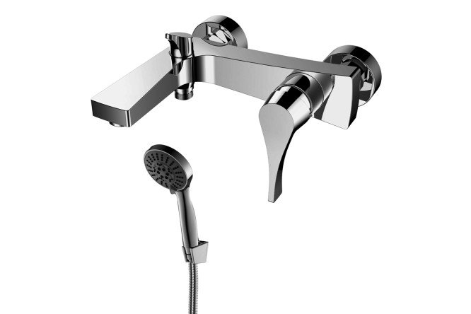 Изображение товара Смеситель для ванны ROSSINKA SILVERMIX RS34-31 хром латунь рычажный