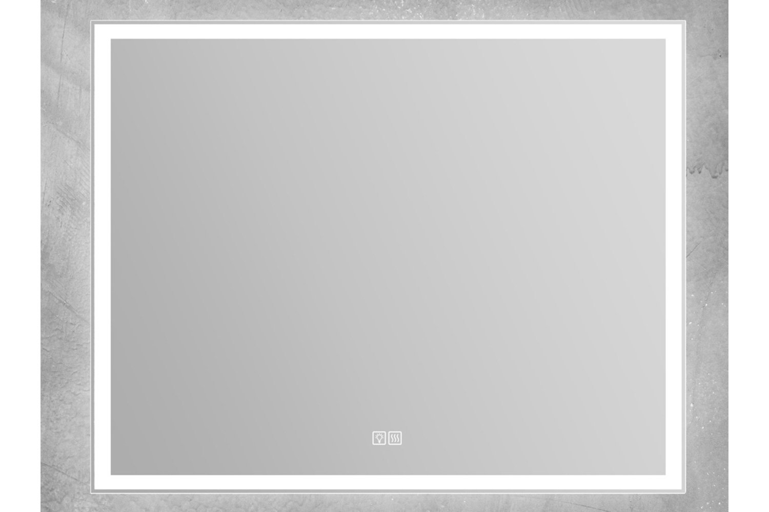 Зеркало с подсветкой BELBAGNO SPC-GRT-1000-800-LED-TCH-WARM с подогревом 100х80 см
