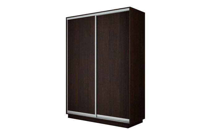 Изображение товара Шкаф-купе 2-дверный Slide-2 120х220х45 см венге и серебро