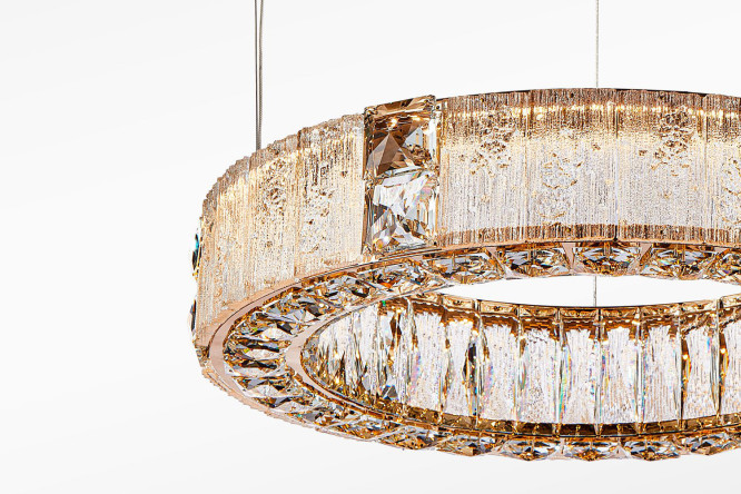 Люстра подвесная LED FAVOURITE Templum 30 кв.м., 60х12х60 см, LED